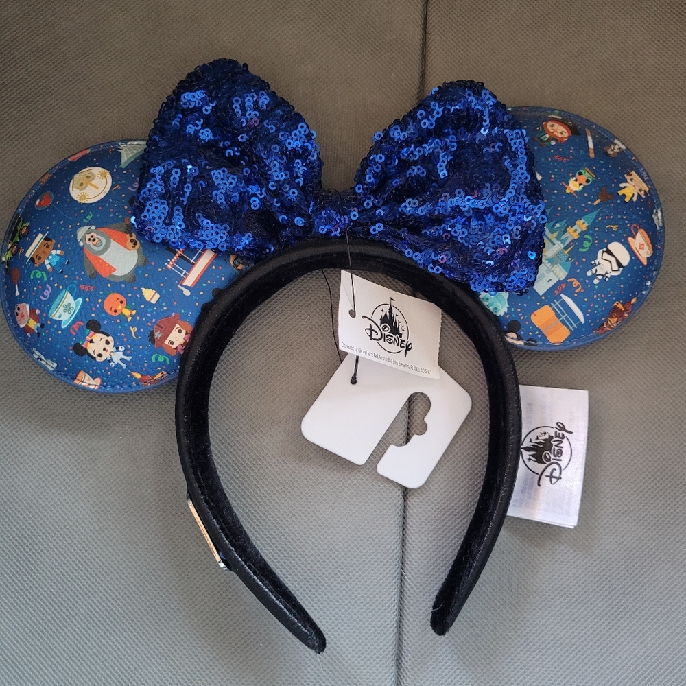Loungefly Black and Blue Headband